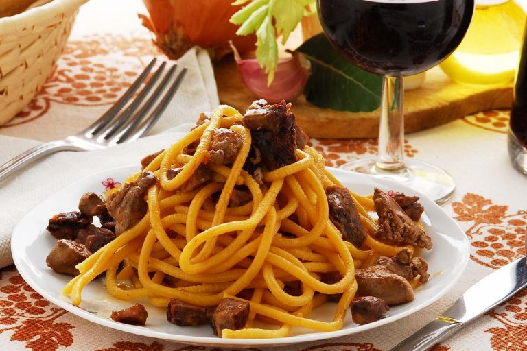 Spaghettone del Leone con sugo all&rsquo;anatra