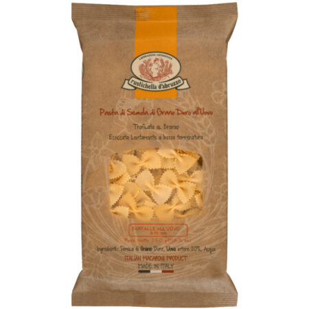Farfalle with egg 250g