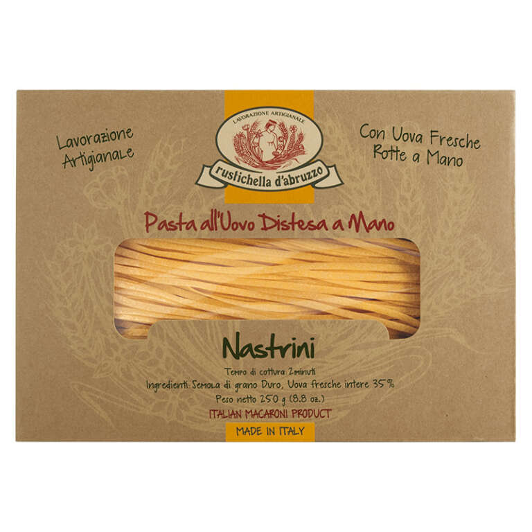 Nastrini all'uovo Distesi a Mano 250g