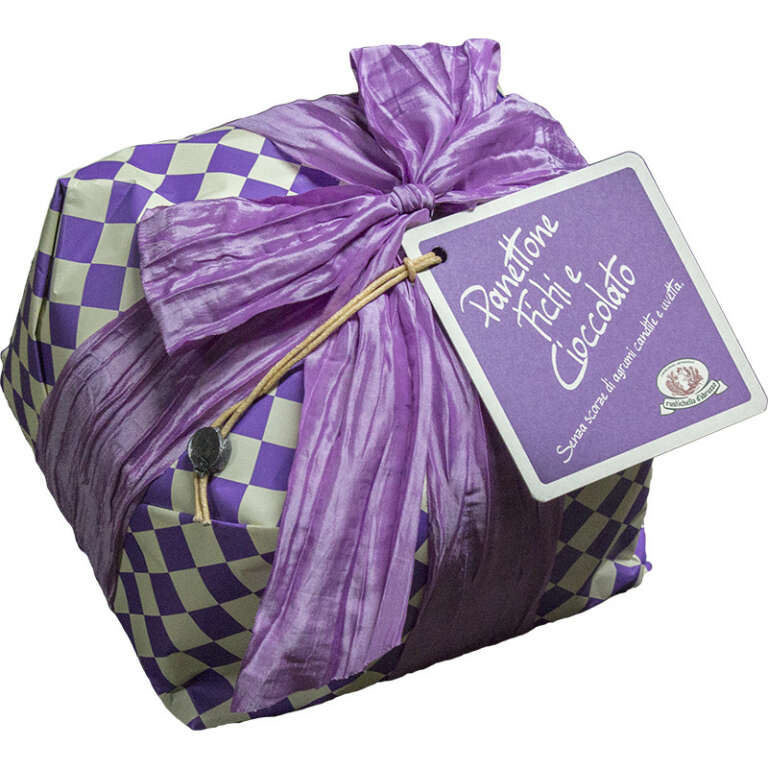 Panettone artigianale fichi e cioccolato 750g