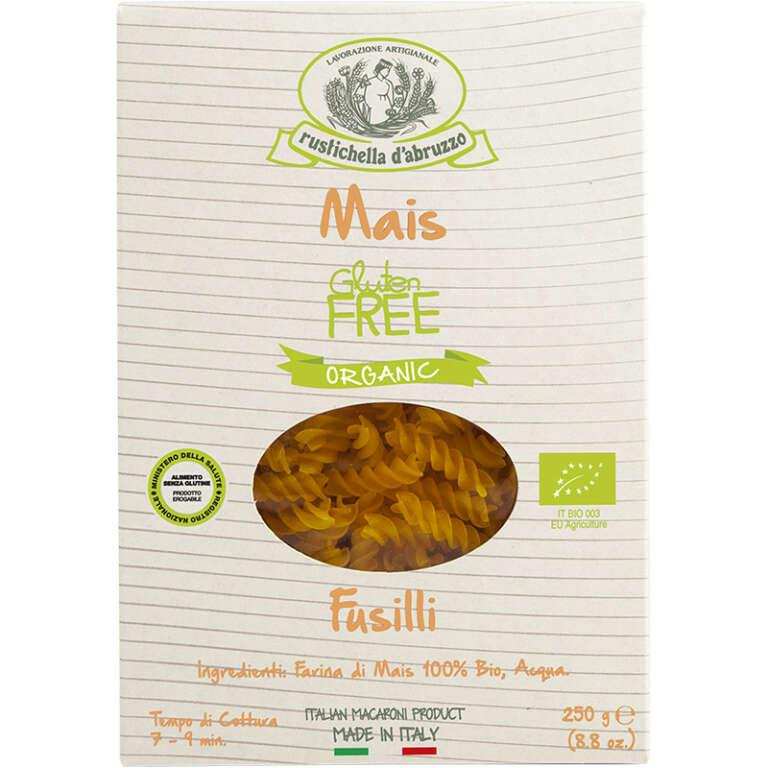 Organic Gluten Free Corn Fusilli 250g