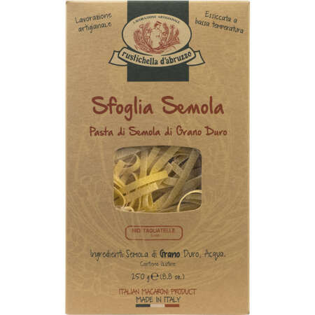 Rustichella d'Abruzzo Nidi Tagliatelle Pasta di Semole di Grano Duro