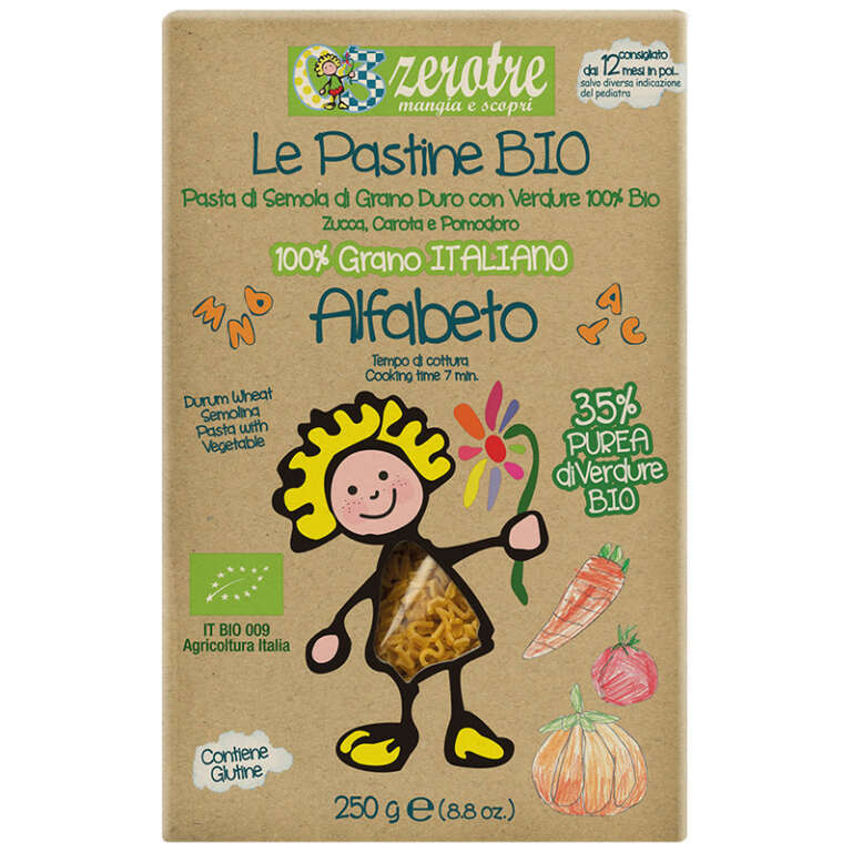 Alphabet mit Bio-Gem&uuml;sep&uuml;ree 250g