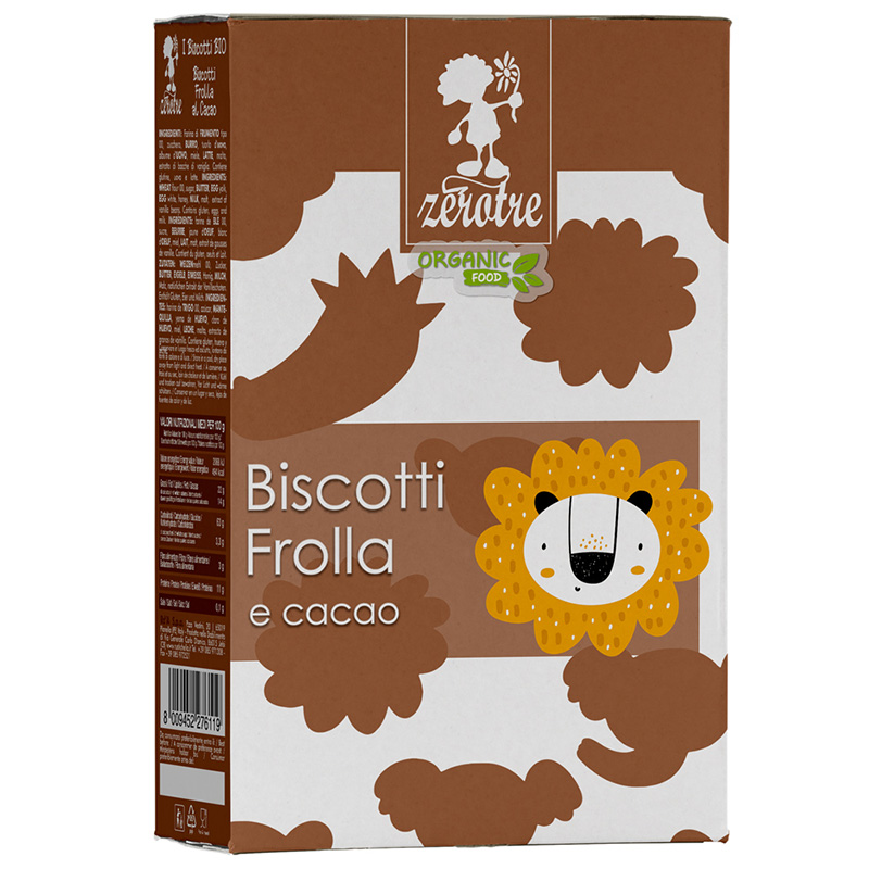 Nuovi prodotti zerotre 11 biscotti alla frolla cacao new | Casa Rustichella