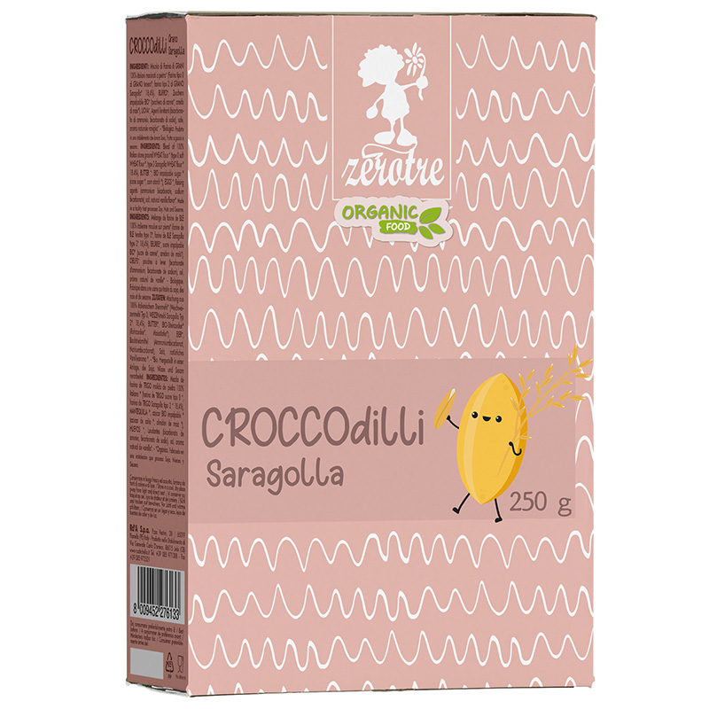 Nuovi prodotti zerotre 5 croccodilli saragolla 1 | Casa Rustichella